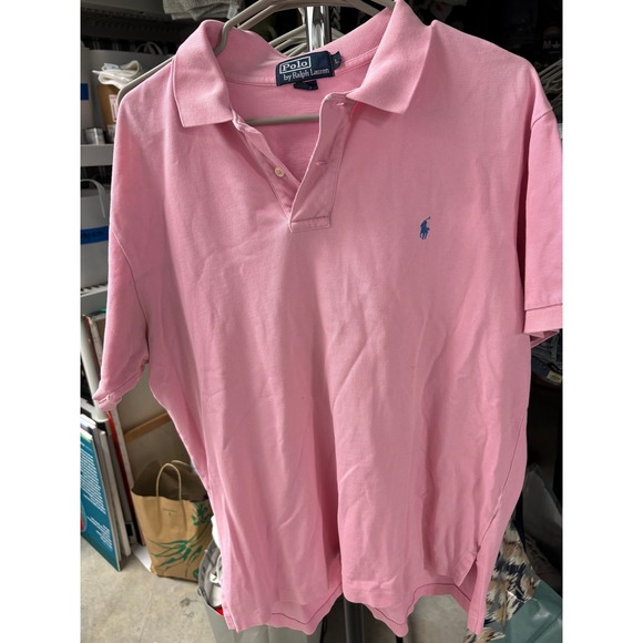 Polo Ralph Lauren Other - Polo by Ralph Lauren Mens Pink Short‎ Sleeve Polo Shirt